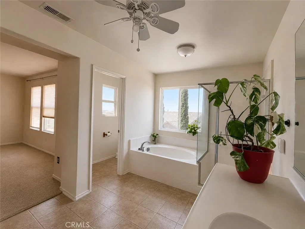 Master Bathroom Bathtub/Toiletroom (Picture is AI Enhanced)