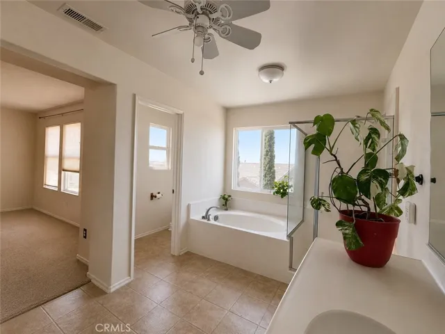 Master Bathroom Bathtub/Toiletroom (Picture is AI Enhanced)