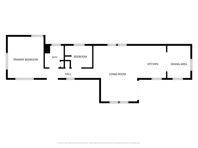 Note: bedroom is flush on both sides