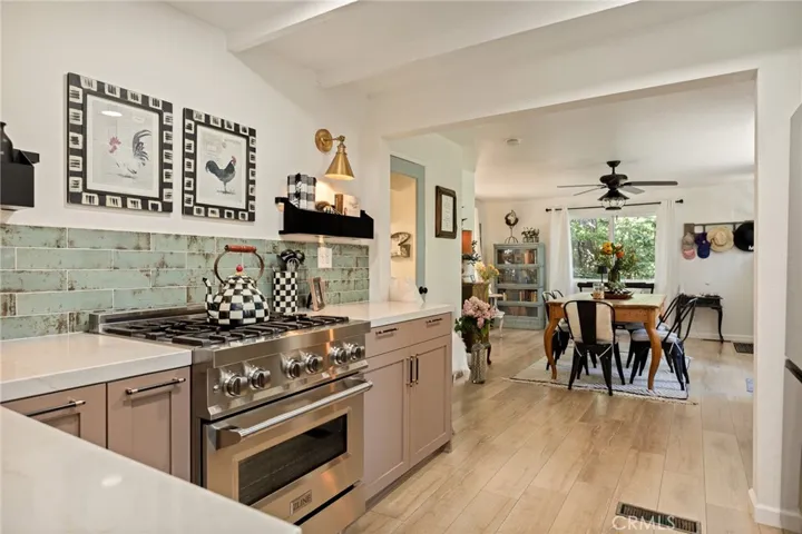 Back through Kitchen to Dining R