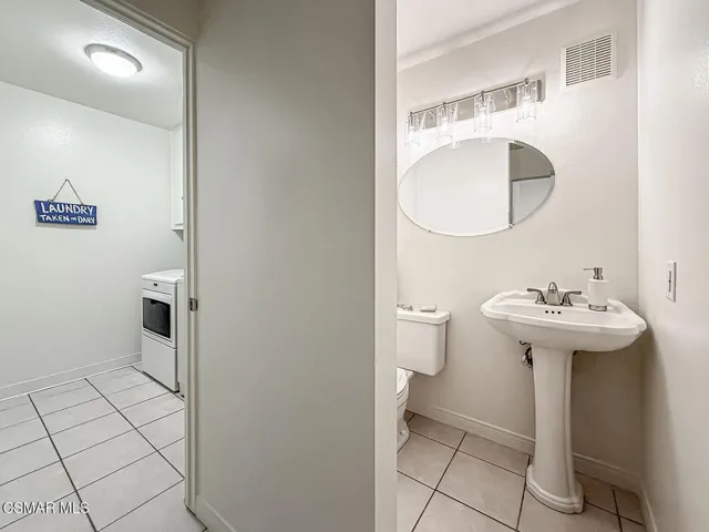 Powder Room and Laundry Room