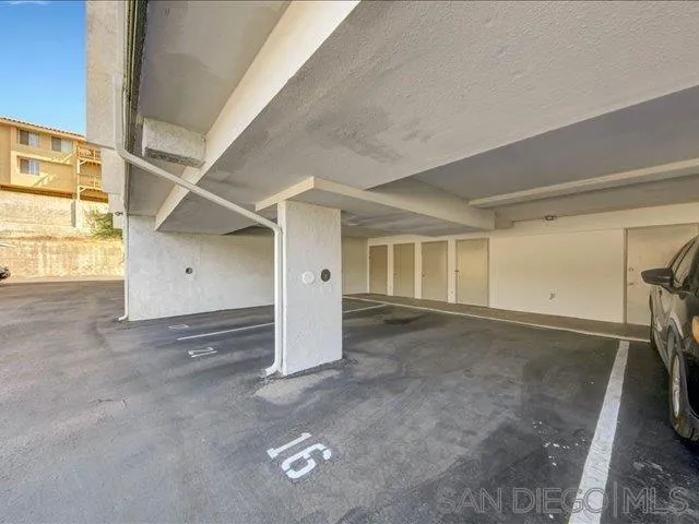 Assigned covered parking space