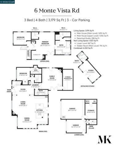 6 Monte Vista Rd, Orinda, California 94563