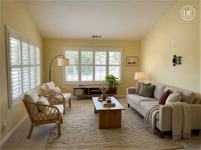 Virtually Staged Living Room