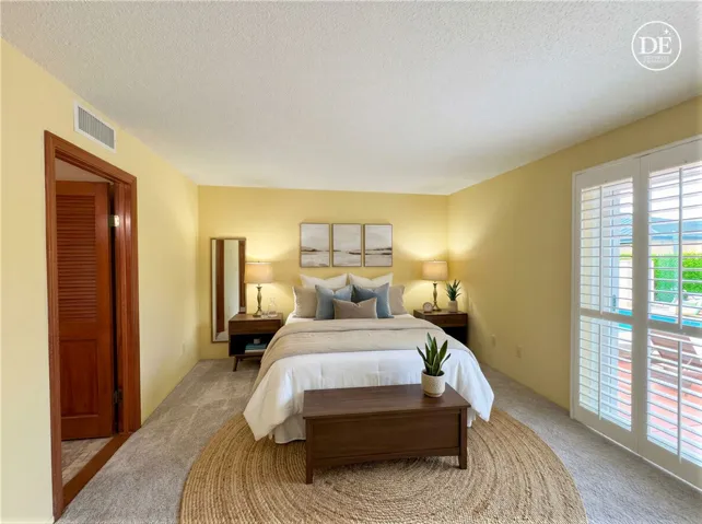 Virtually Staged Primary Bedroom