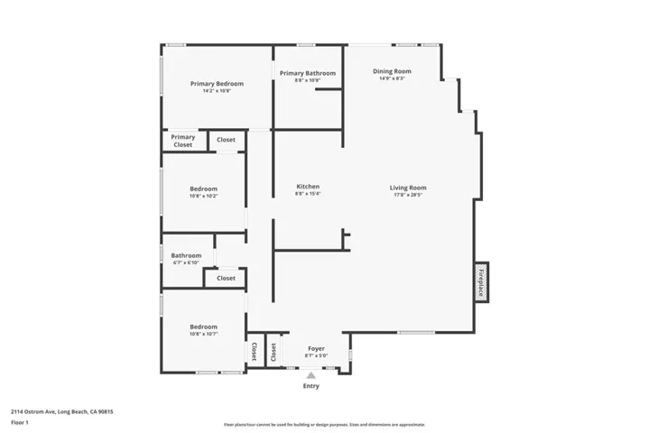2114 Ostrom - Floor Plan