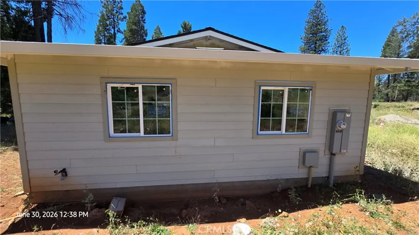 East Side of home