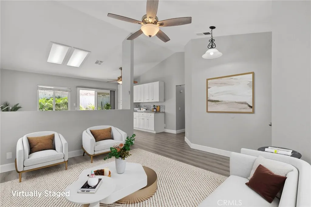 Virtually Staged Living Room