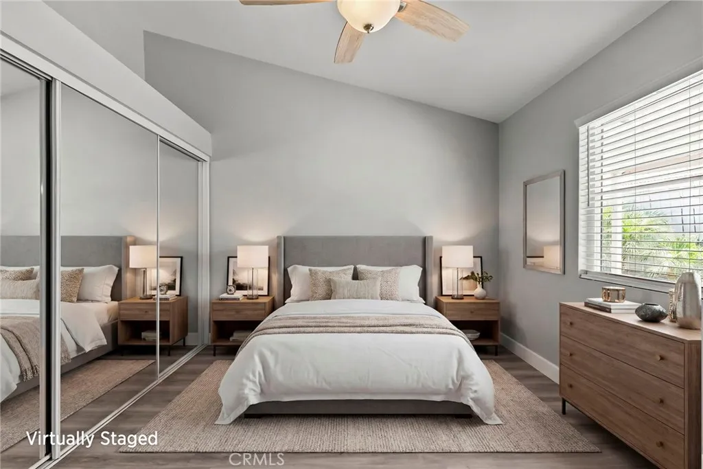 Virtually Staged Primary Bedroom