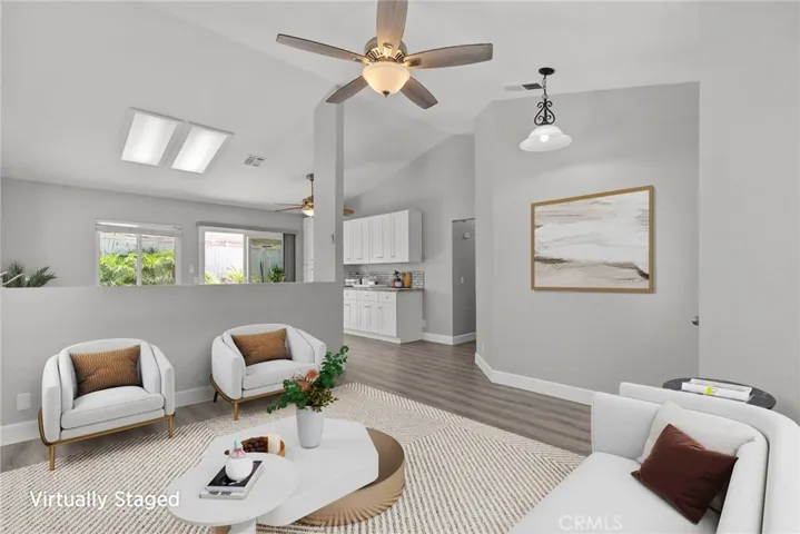 Virtually Staged Living Room