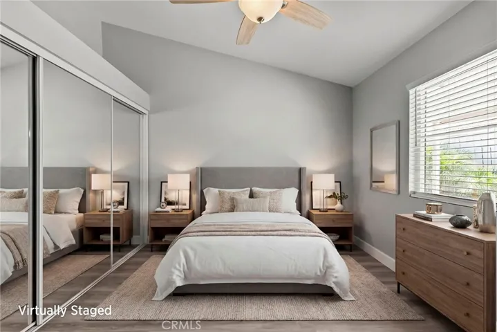 Virtually Staged Primary Bedroom