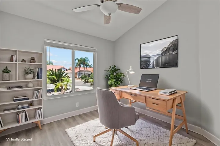 Virtually Staged Office/Bedroom