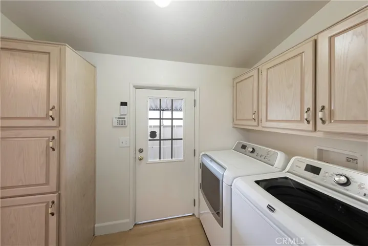 Laundry room with washer & dryer.