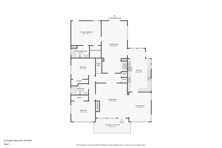Main level floor plan.