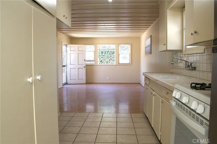 View of Kitchen and Dining & Living Room