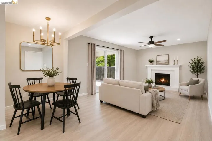 AI Photo Kitchen and family room