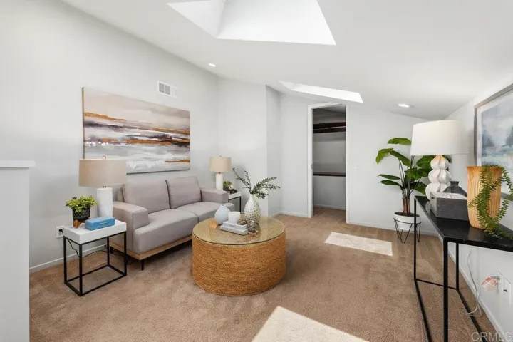Extra room added off the top floor, not included in square feet.