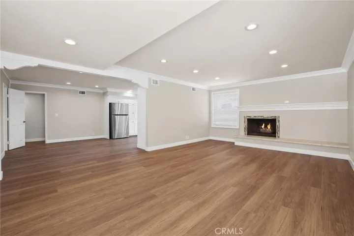View of living room from window seat.