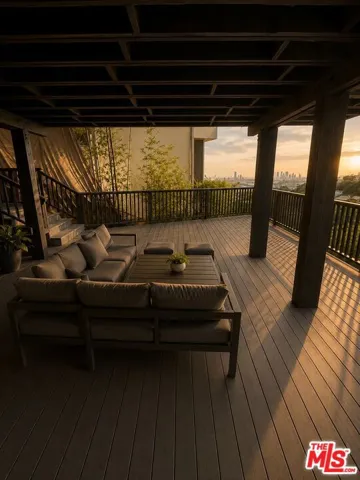 Lower private patio connected