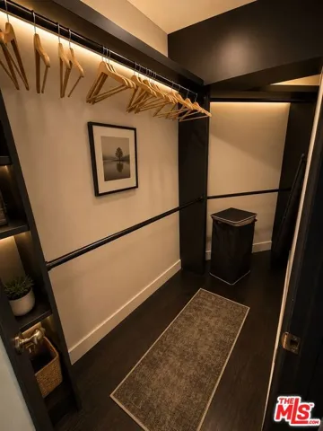 Walk-in closet for the primary