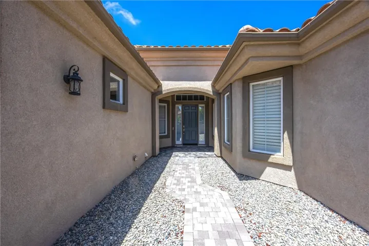 Private courtyard entrance