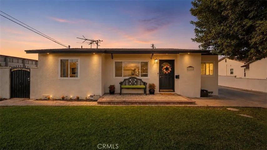 Front elevation-Twilight view