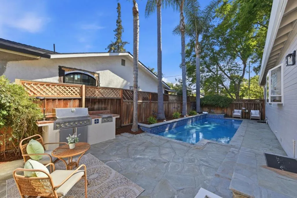Pool oasis perfect for relaxing and play.