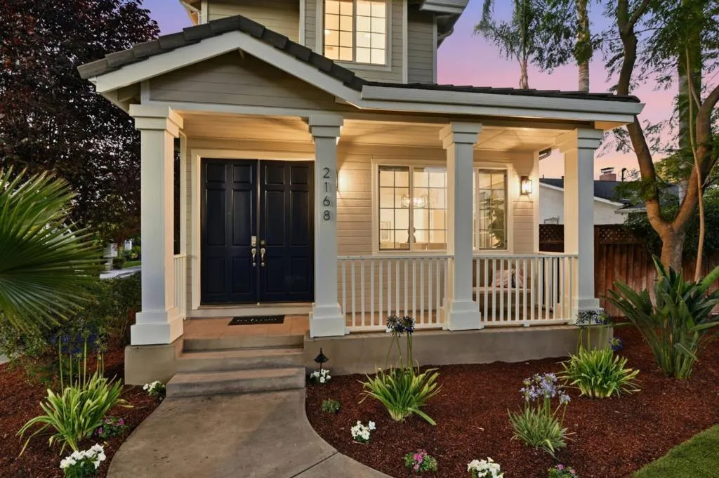 New paint, new address numbers, new lighting and new landscaping.