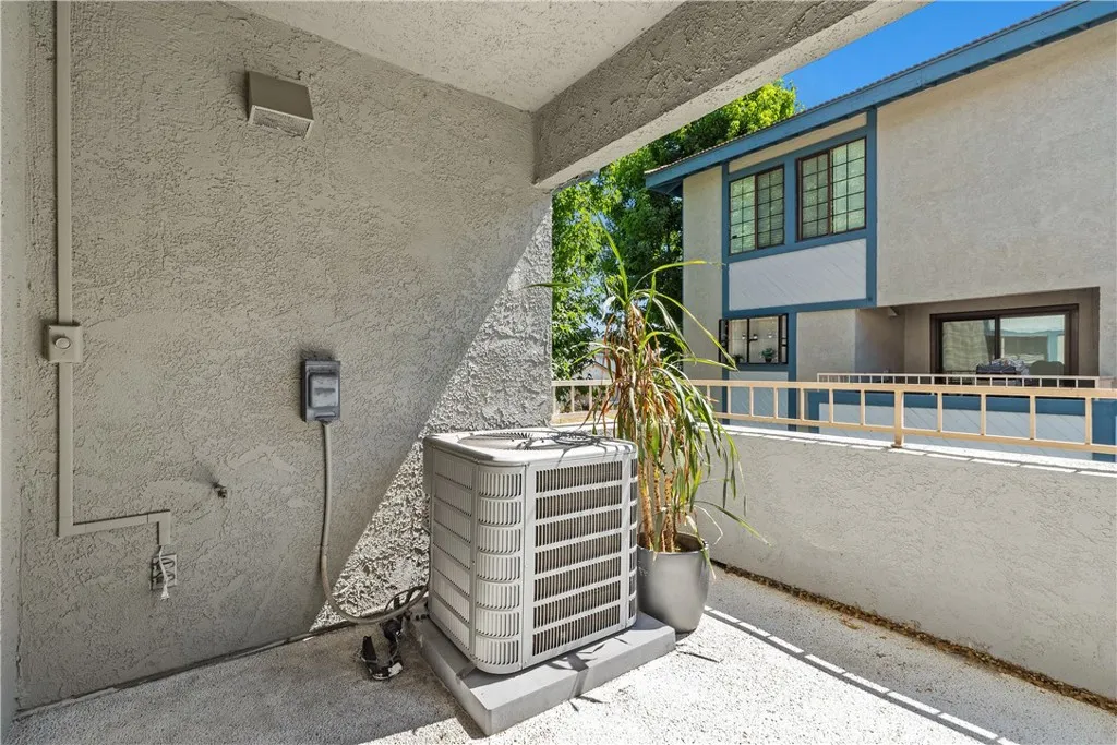 Patio with water and gas lines
