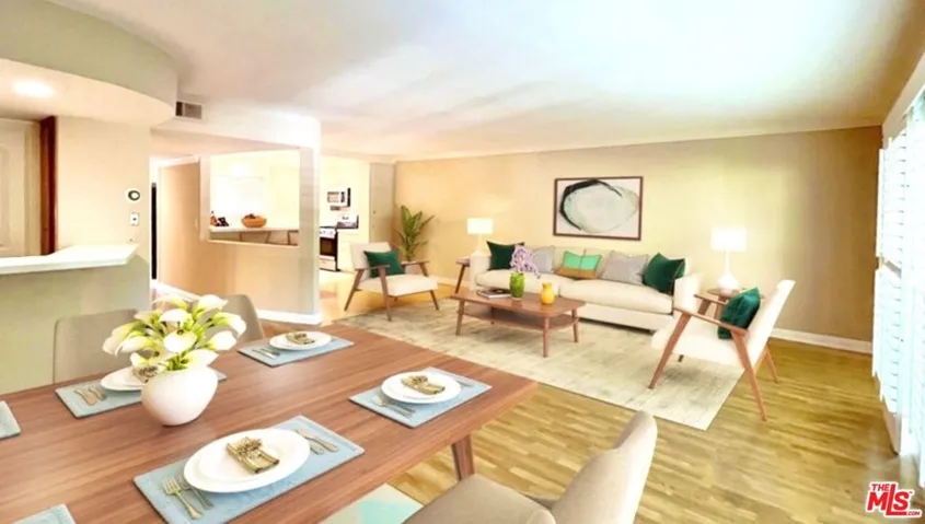 Living and dining room