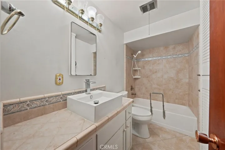 full remodeled hallway bathroom