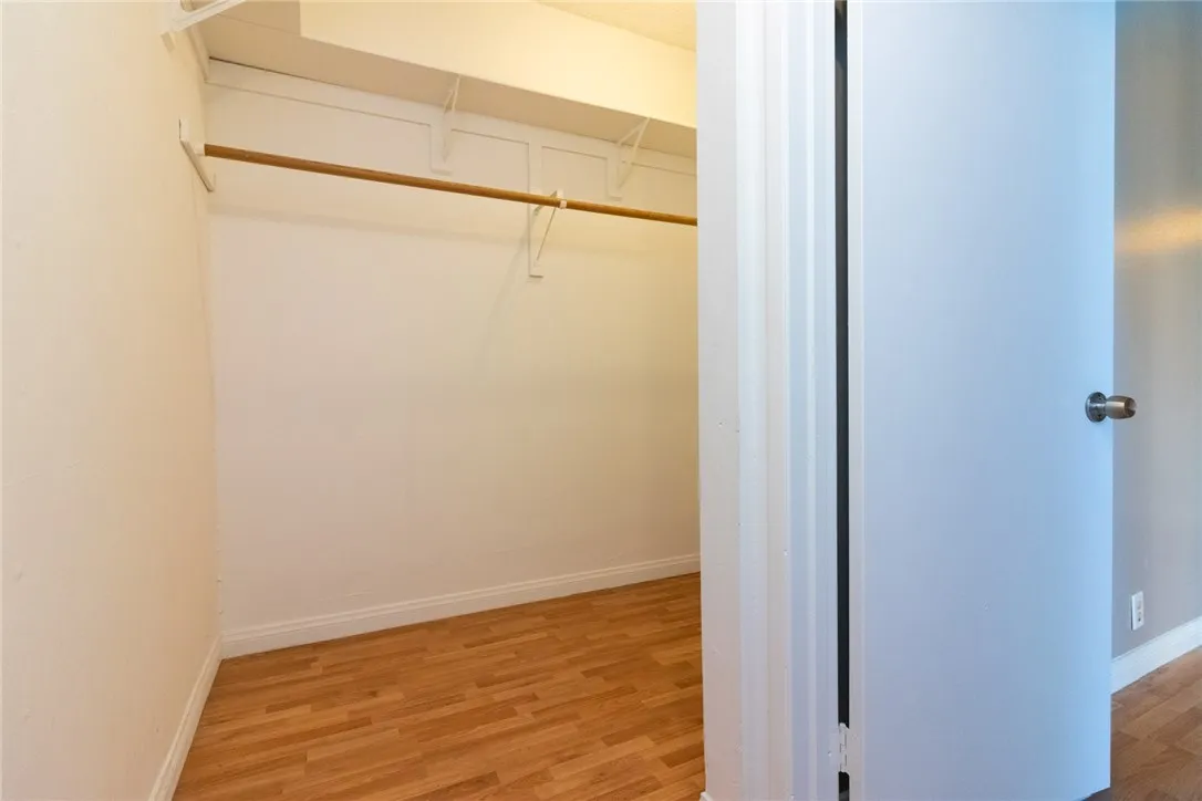 Large walk in closet. Large walk in closet.
