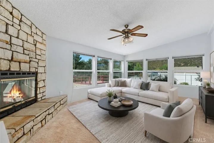 Virtually Staged Familyroom