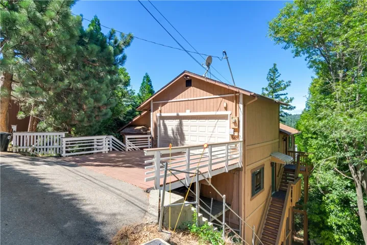 Street View w/storage underneath deck
