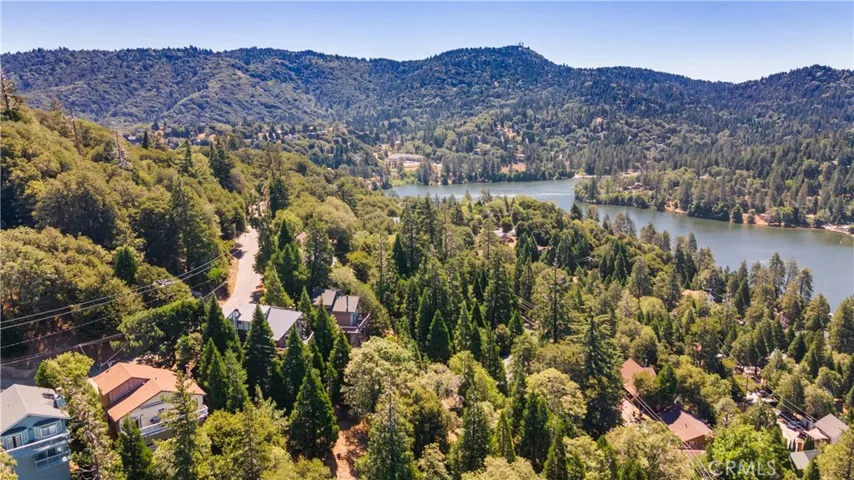 Our beautiful Lake Gregory! (Property is just left of center)