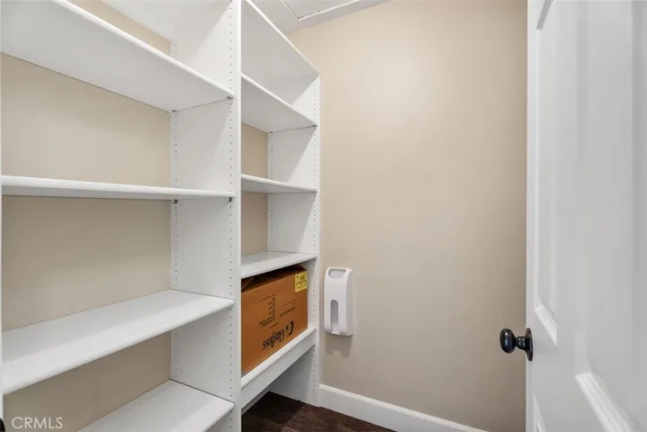Walk in pantry and storage