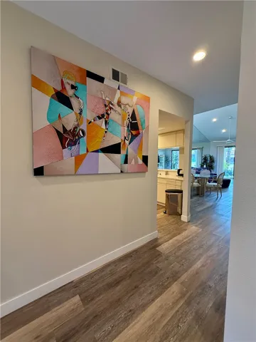 Modern Hallway Art throughout the Condo