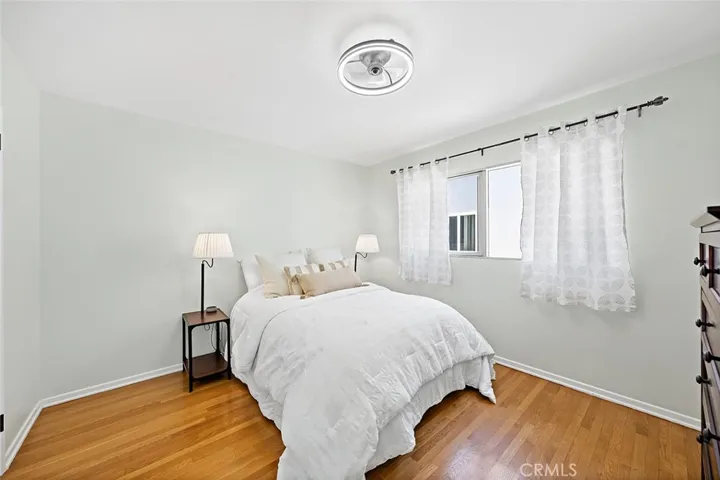 Bright, airy bedroom