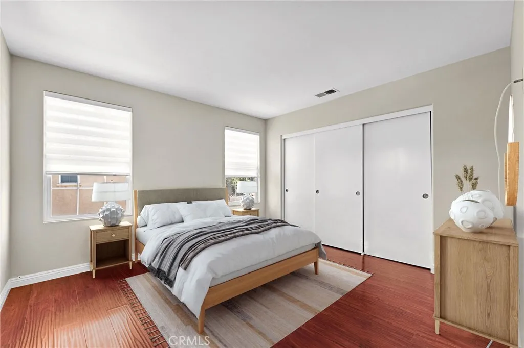well - sizes second bedroom upstairs/ Virtually Staged