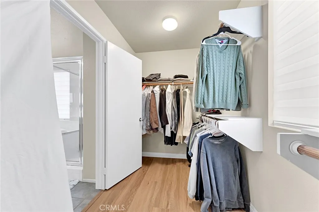 Oversized walk-in closet