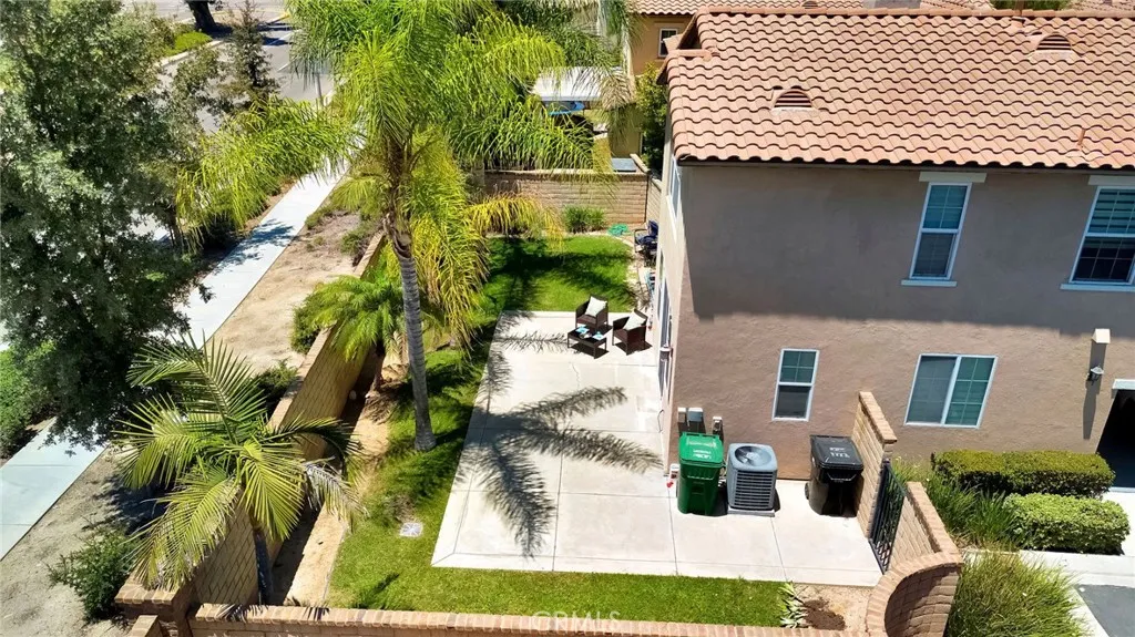 Flat and usable backyard