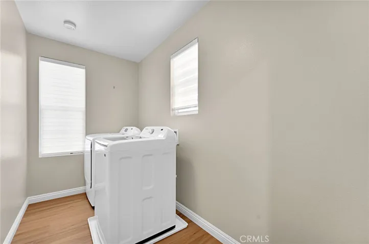 Separate laundry room upstairs