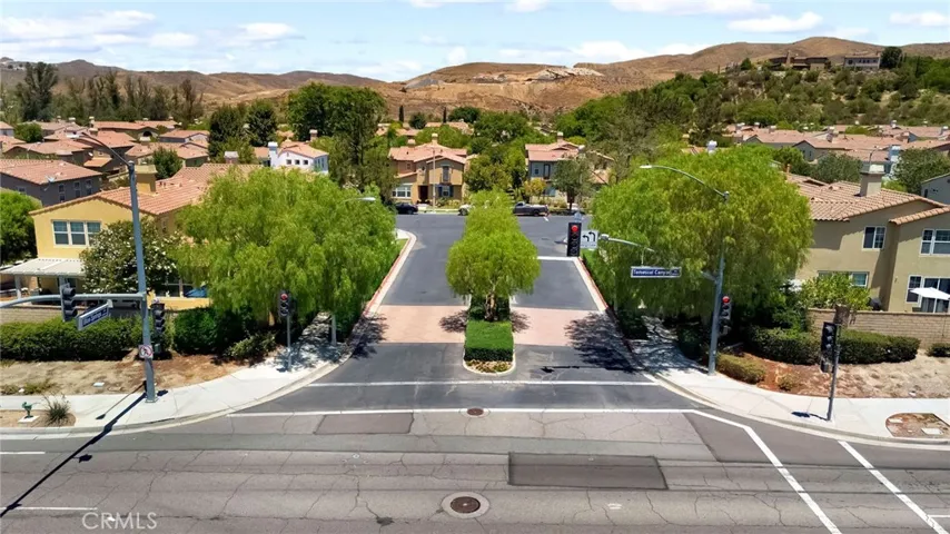 Welcoming community entrance and just minutes from freeway