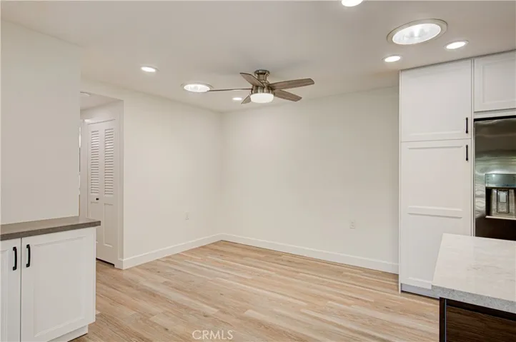 Spacious dining area