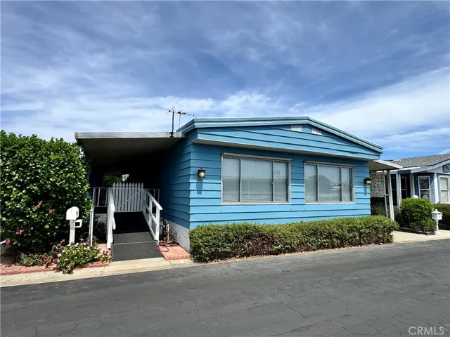 Exterior with ramp for ease of entry