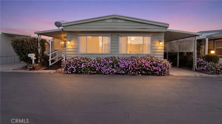 Front of property, digitally enhanced