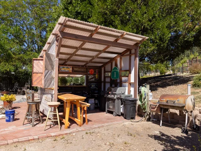 ...which shelters grills, smokers and more...