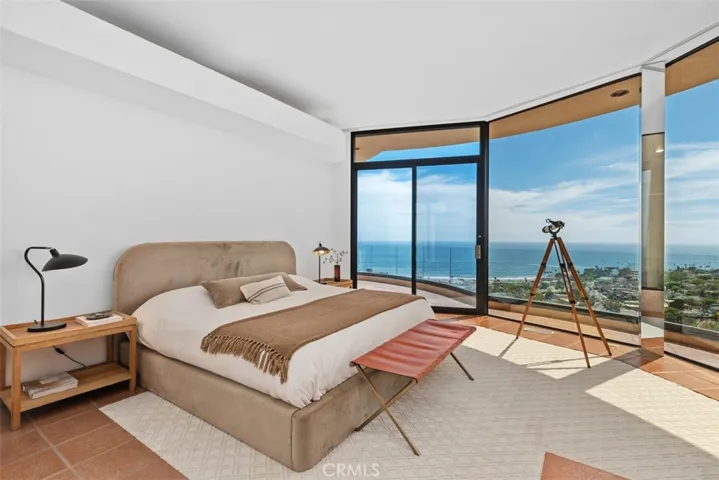 Primary bedroom views are soothing.