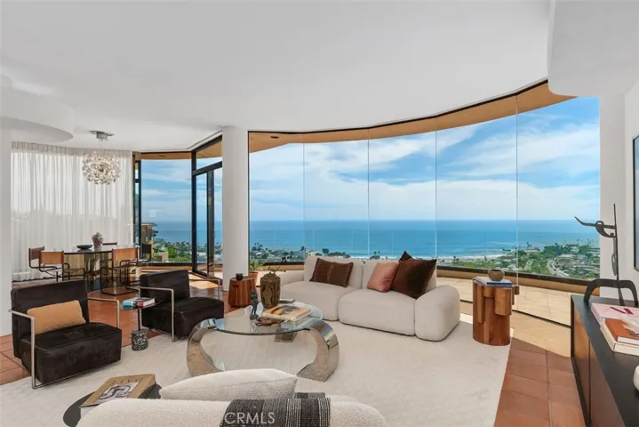 Whitewater and Catalina Island views from living and dining room entertain all the time.