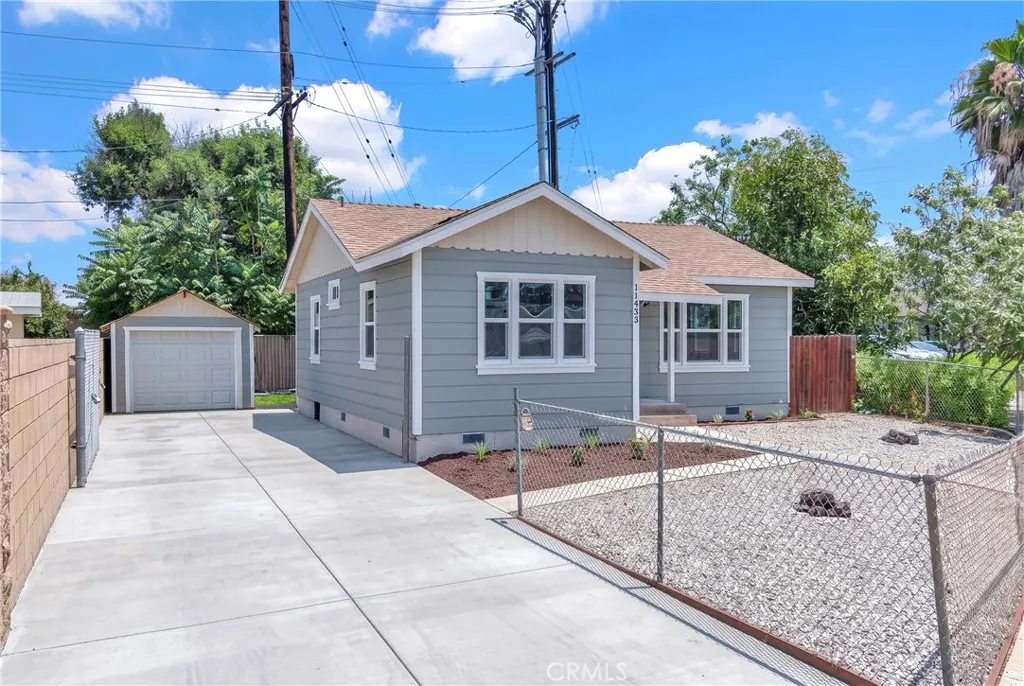 Brand New 65' cement driveway to garage in the rear, Think many cars and toys and half behind locked gate. Brand New 65' cement driveway to garage in the rear, Think many cars and toys and half behind locked gate.